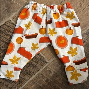 0-3 Month Pumpkin Pie Print Leggings